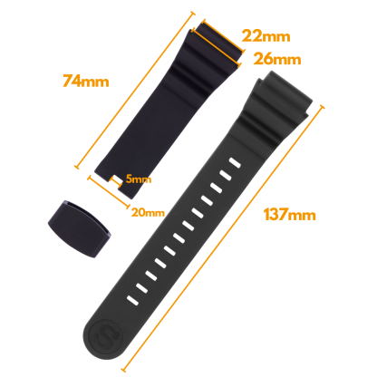 [SKXMOD] FKM Rubber Bands for Ana-Digi Tuna Modding Kits